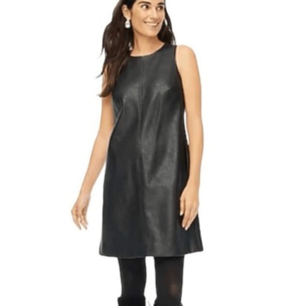 J. Crew‎ Vegan Leather Shift Dress